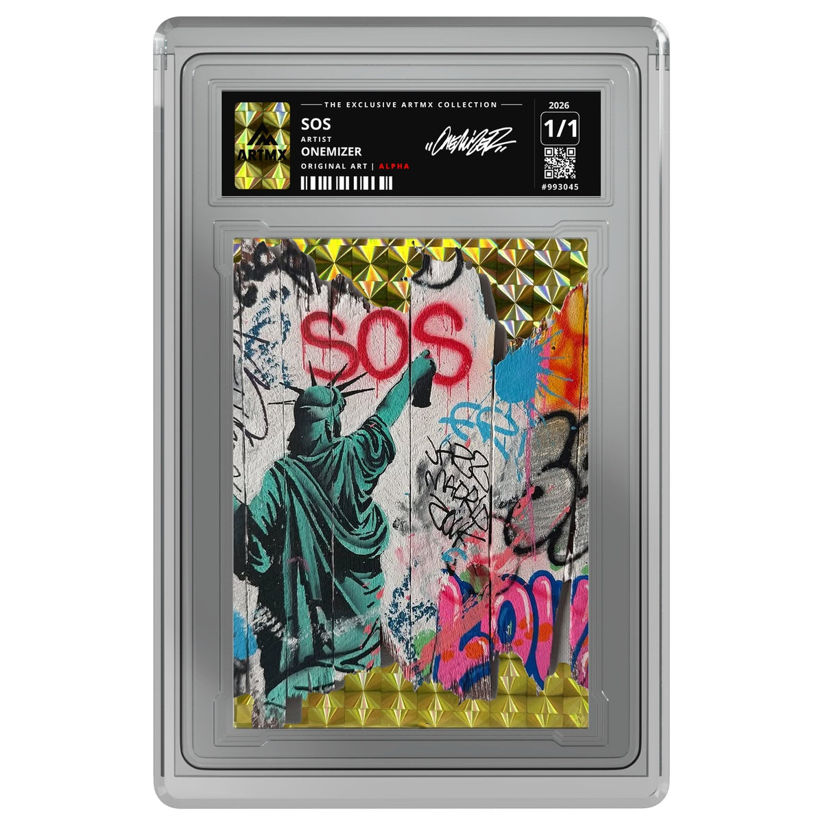 SOS by Onemizer — Alpha — on white