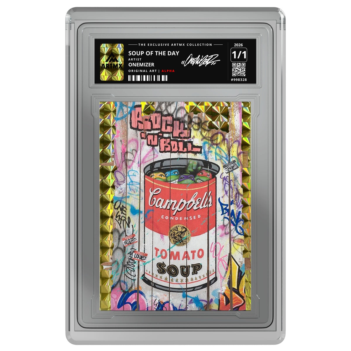 SOUP OF THE DAY by Onemizer — Alpha — on white