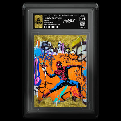 SPIDEY THROWER by Onemizer — Gilded — front