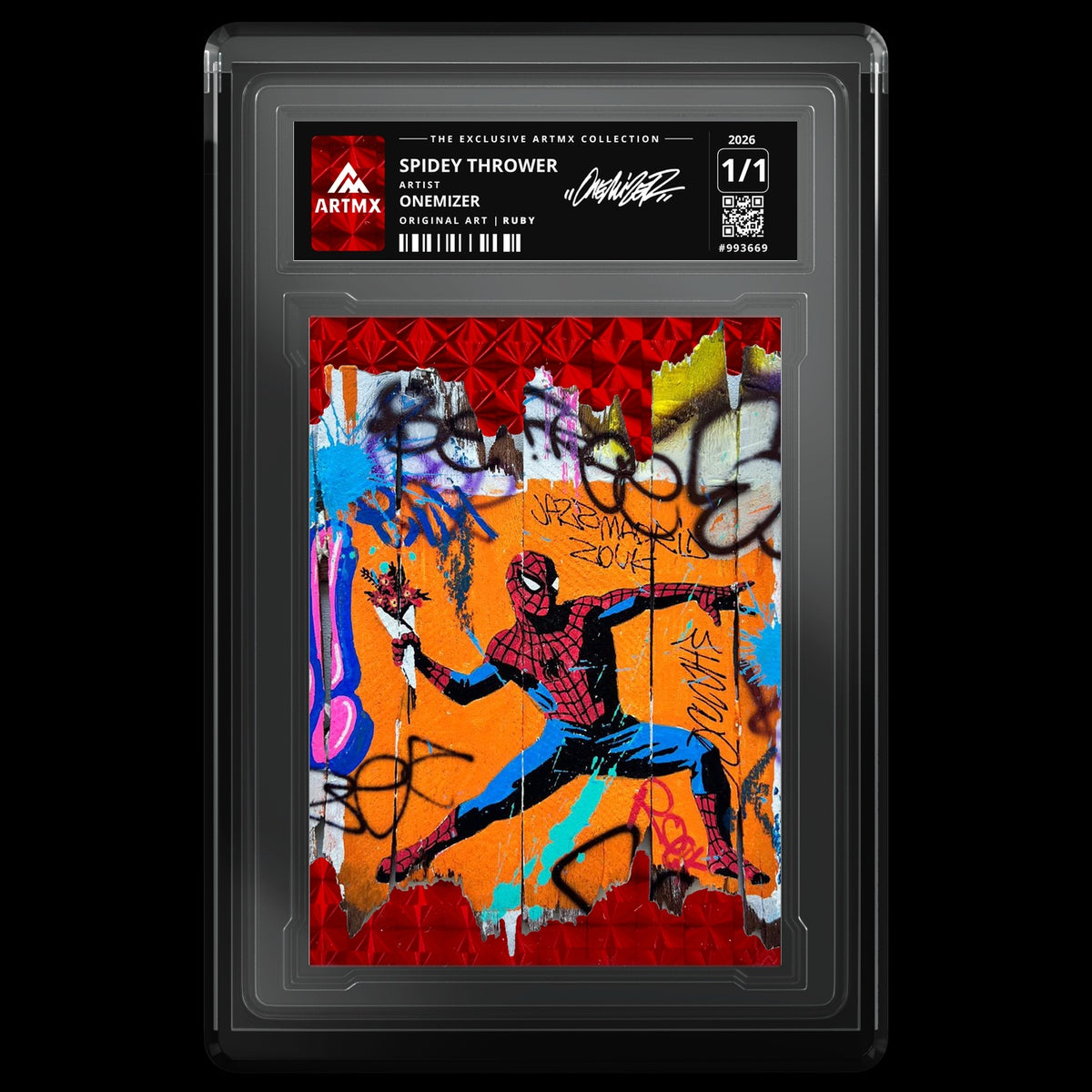 SPIDEY THROWER by Onemizer — Ruby — front