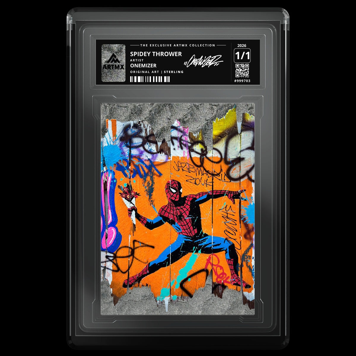 SPIDEY THROWER by Onemizer — Sterling — front