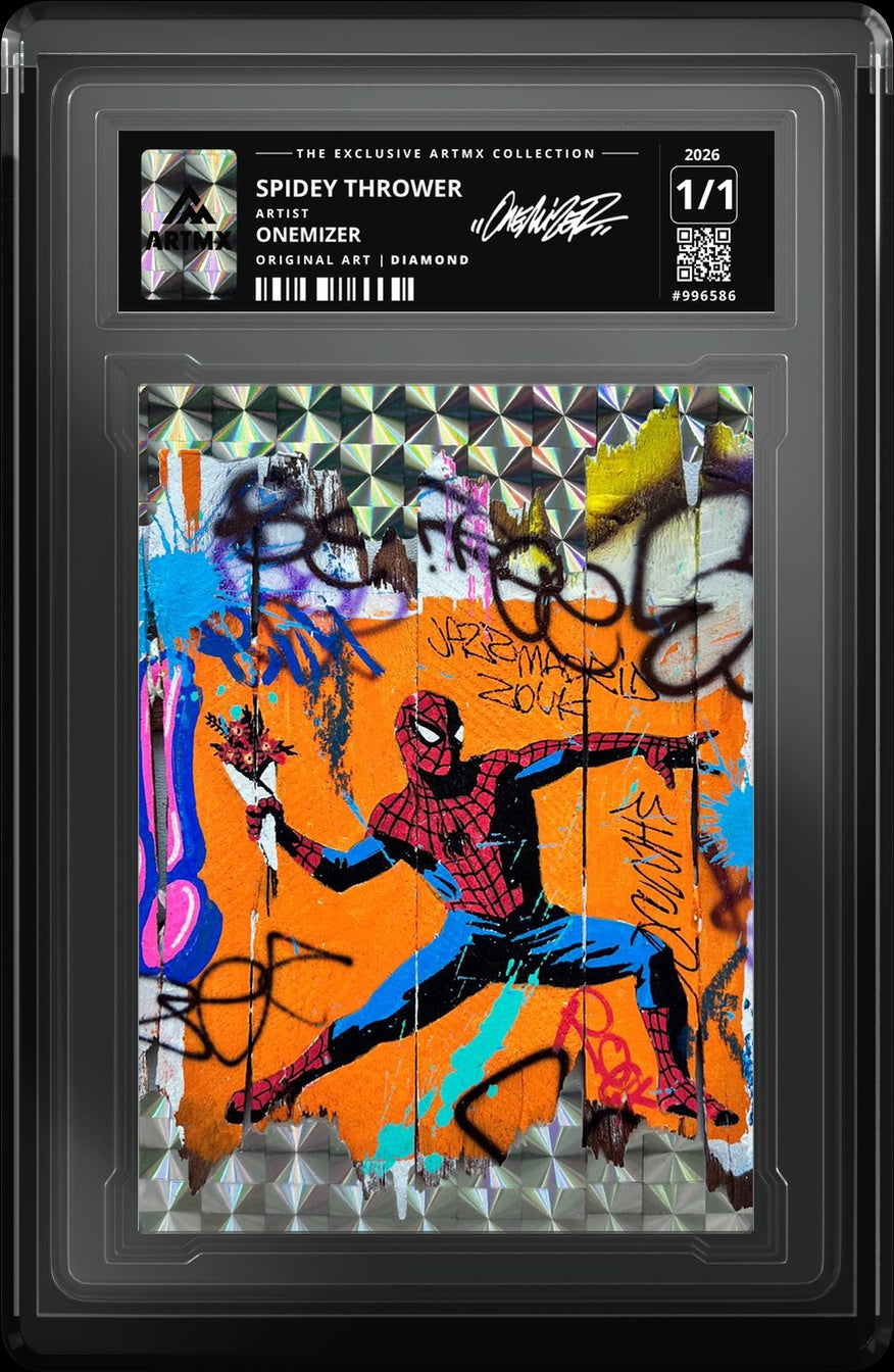 SPIDEY THROWER by Onemizer — Diamond — close-up