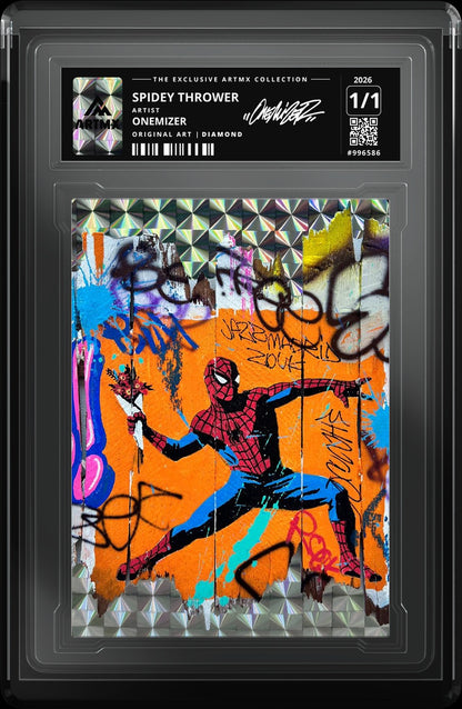 SPIDEY THROWER by Onemizer — Diamond — close-up
