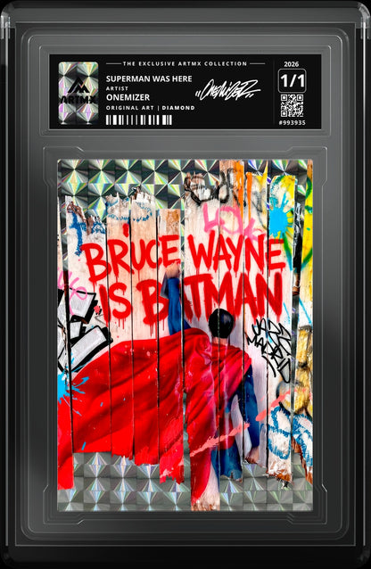SUPERMAN WAS HERE by Onemizer — Diamond — close-up