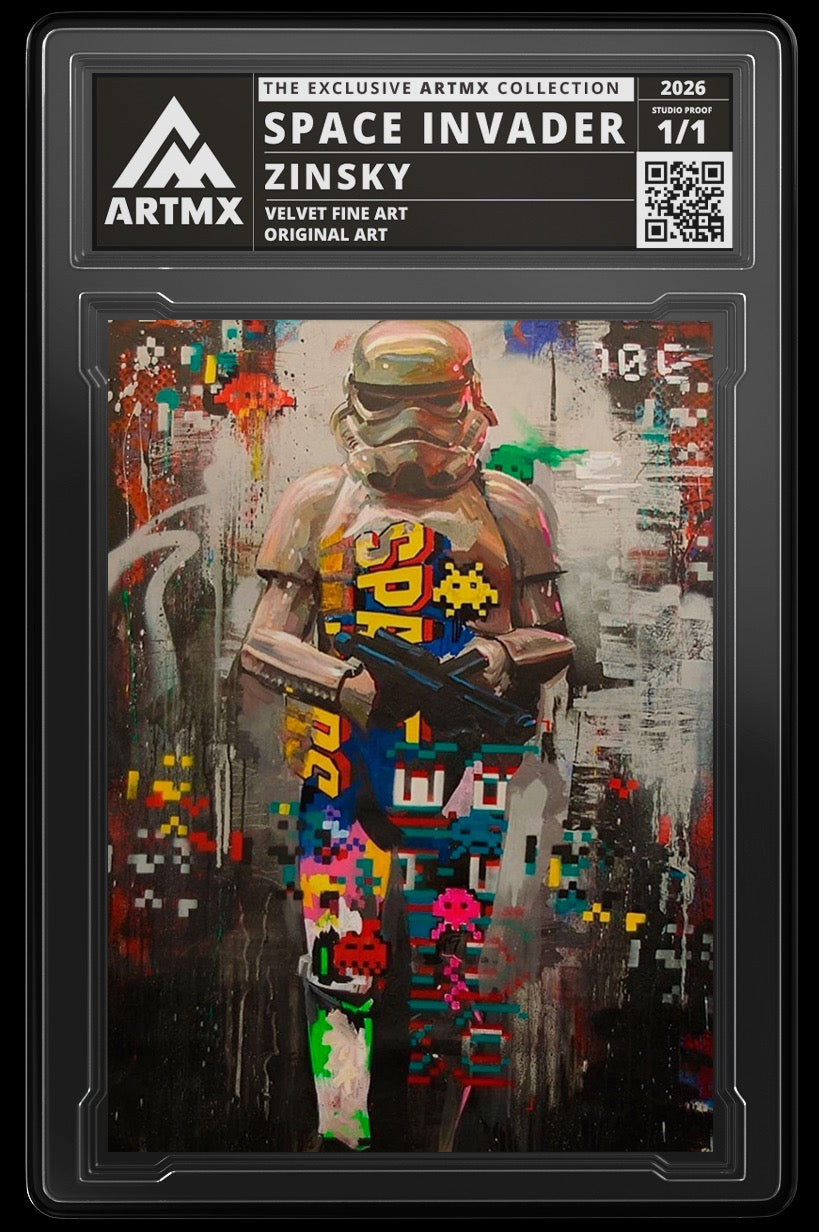 Space Invader by Zinsky (Velvet Fine Art / Studio Proof / Unreleased)