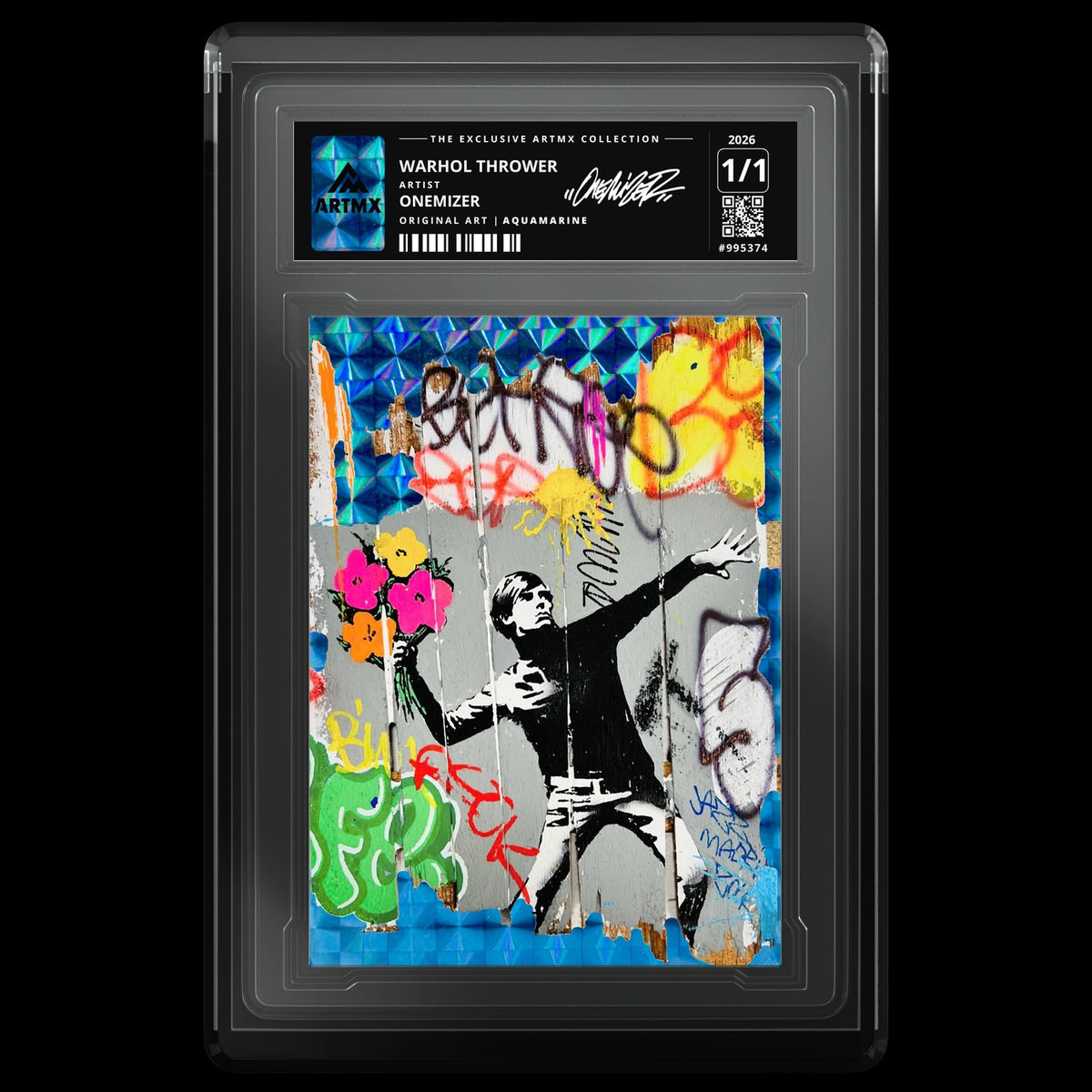 WARHOL THROWER by Onemizer — Aquamarine — front