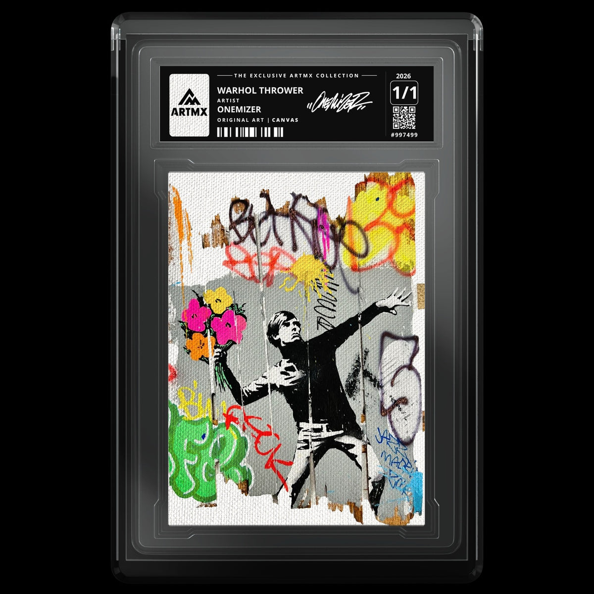 WARHOL THROWER by Onemizer — Canvas — front