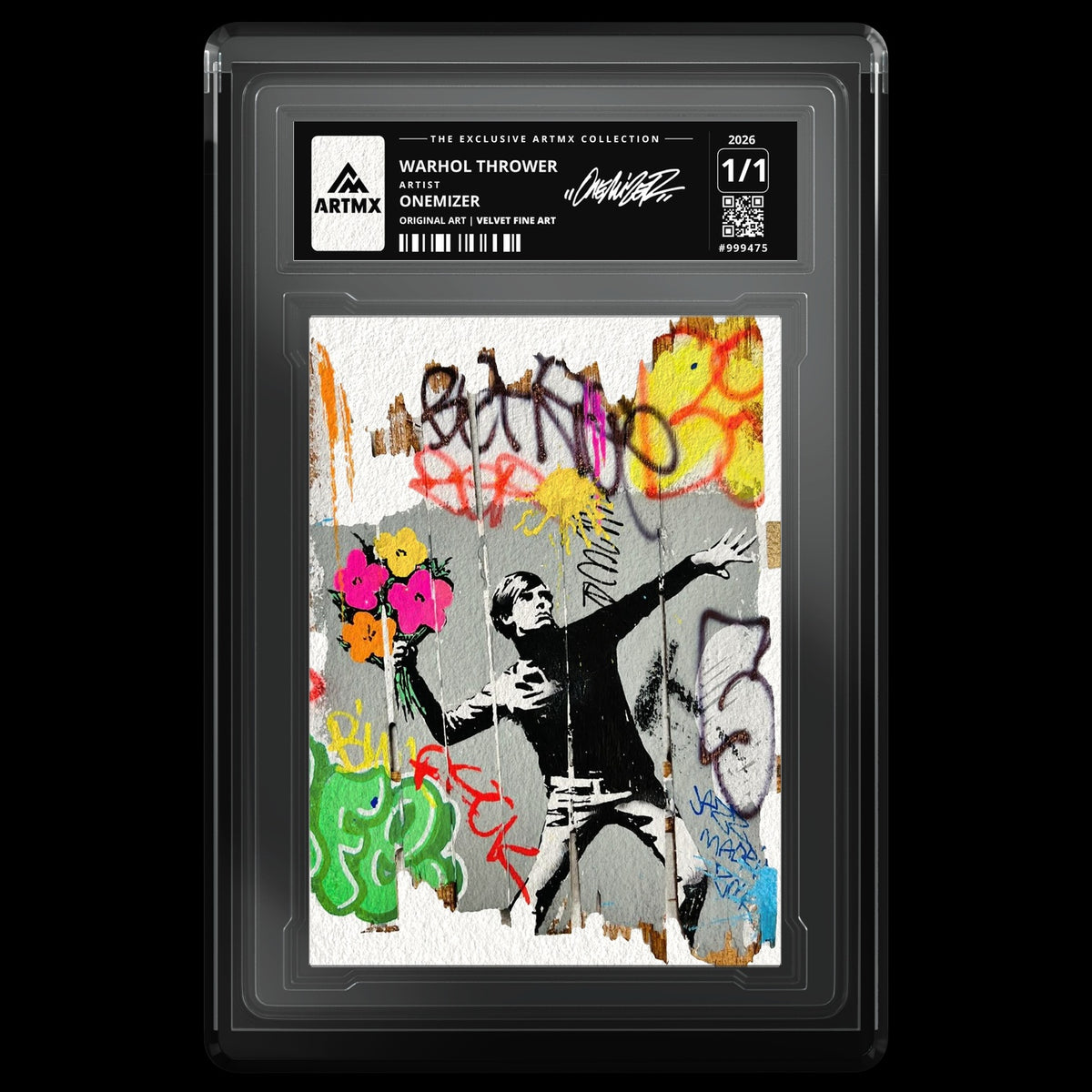 WARHOL THROWER by Onemizer — Velvet Fine Art — front