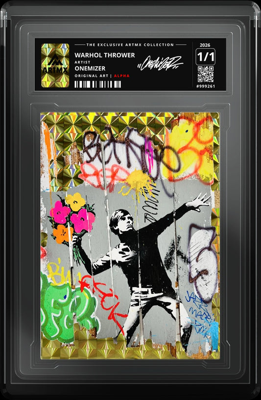 WARHOL THROWER by Onemizer — Alpha — close-up