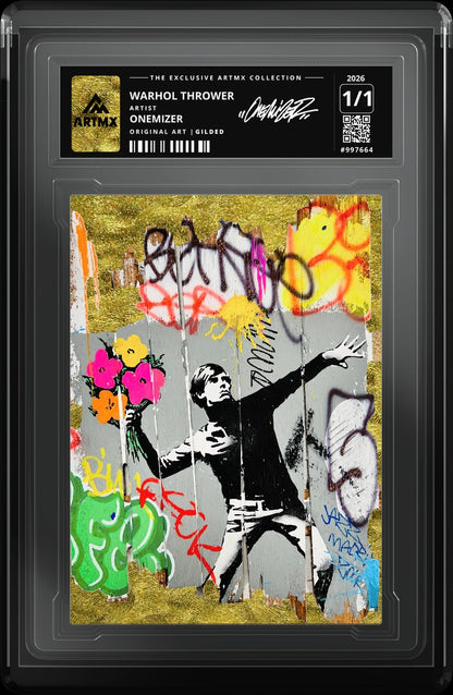 WARHOL THROWER by Onemizer — Gilded — close-up