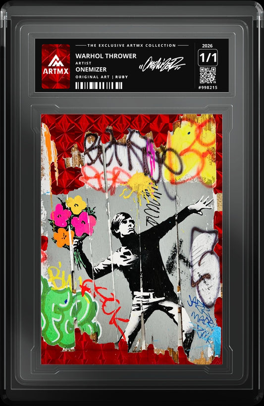 WARHOL THROWER by Onemizer — Ruby — close-up