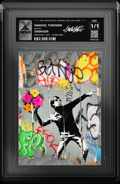 WARHOL THROWER by Onemizer — Sterling — close-up