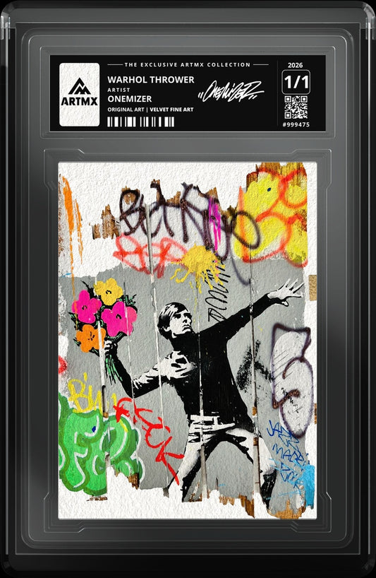 WARHOL THROWER by Onemizer — Velvet Fine Art — close-up