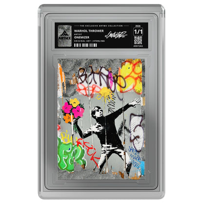 WARHOL THROWER by Onemizer — Sterling — on white