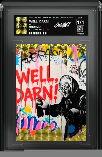WELL, DARN! by Onemizer — Alpha — close-up