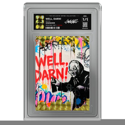 WELL, DARN! by Onemizer — Alpha — on white