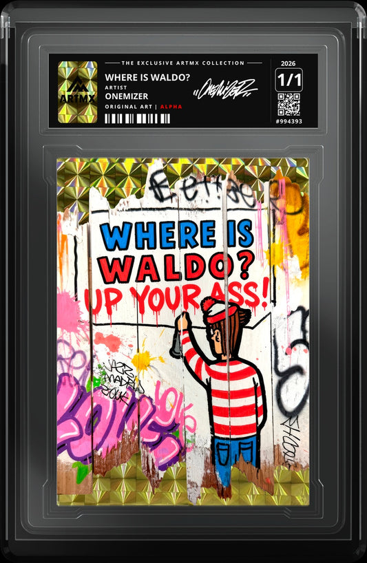 WHERE IS WALDO? by Onemizer — Alpha — close-up