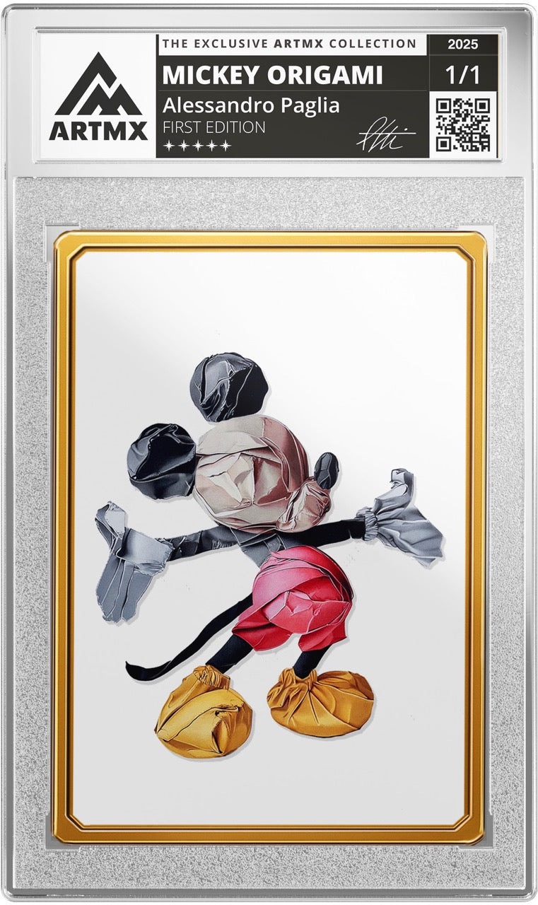 Alessandro Paglia's "Mickey Origami" Art Card