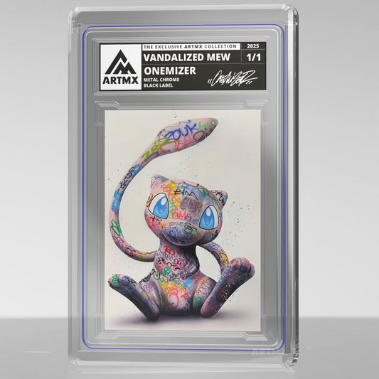 "Vandalized Mew" Art Card by Onemizer - Randomized Allocation