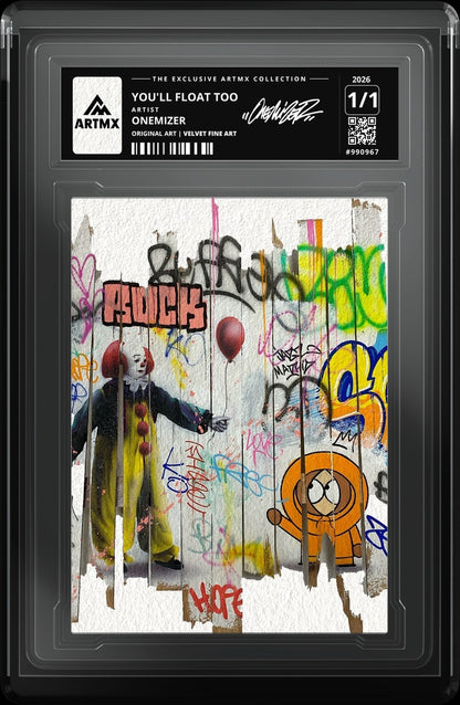 YOU'LL FLOAT TOO by Onemizer — Velvet Fine Art — close-up