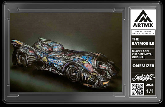 Onemizer's "The Batmobile" Art Card - VIP DROP - Limited run of only 10