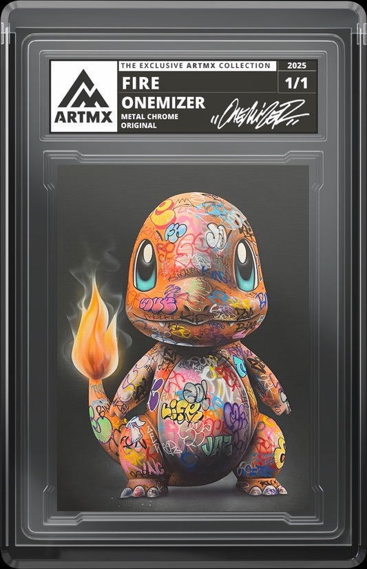 Fire Charmander by Onemizer (Black Label, Printer Proof)