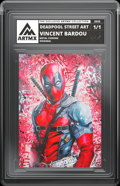“Deadpool Street Art" Art Card by Vincent Bardou