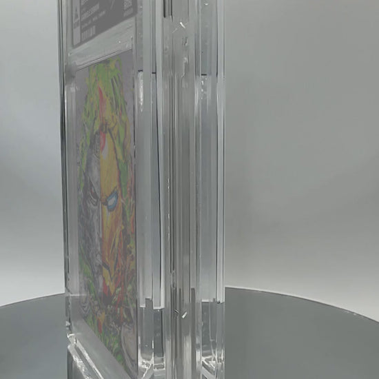 ABSTRACT DOOM vs. IRON MAN by Gabriele Serrini (Metal Chrome / Vaulted) — slab turntable video