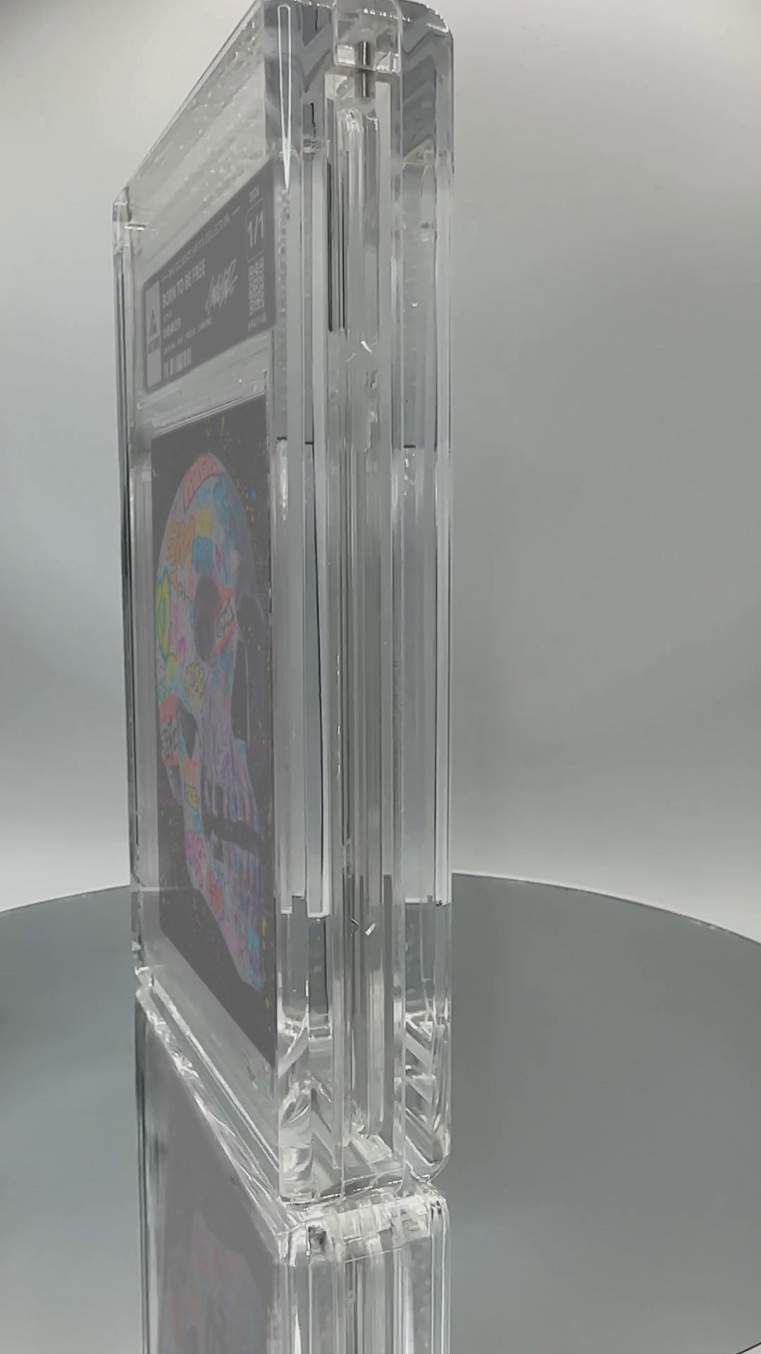 BORN TO BE FREE by Onemizer (Metal Chrome / Vaulted) — slab turntable video