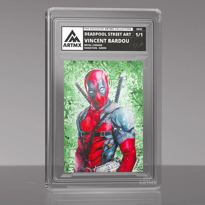 “Deadpool Street Art" Art Card by Vincent Bardou