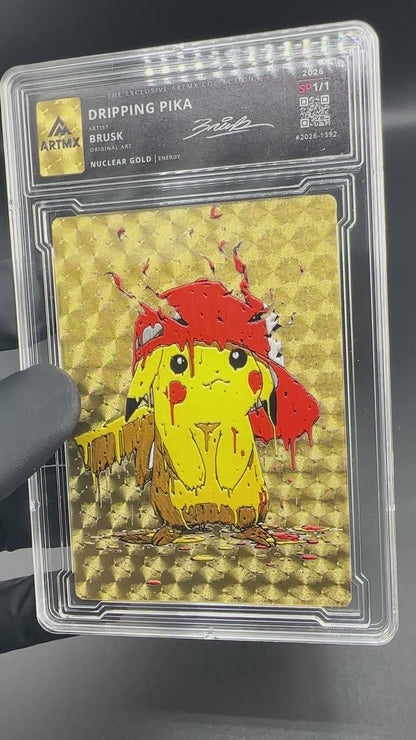 Dripping Pika by Brusk (Nuclear Gold / Studio Proof / Unreleased)
