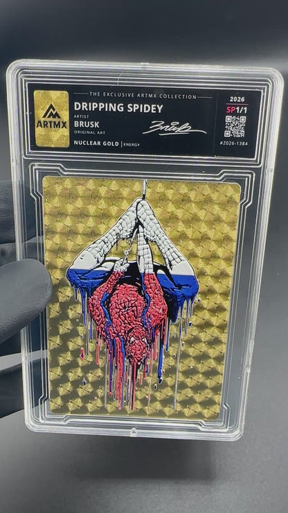 Dripping Spidey by Brusk (Nuclear Gold / Studio Proof / Unreleased)