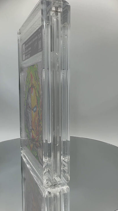 ABSTRACT DOOM vs. IRON MAN by Gabriele Serrini (Canvas / Vaulted) — slab turntable video