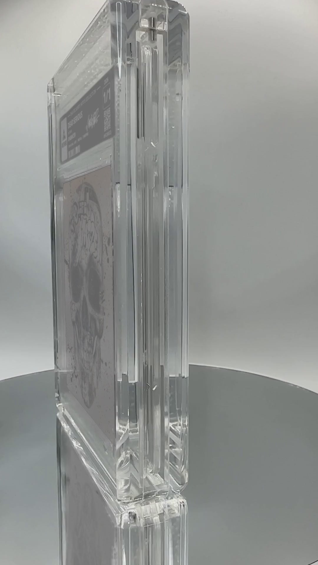 DEAD SERIOUS by Onemizer (Metal Chrome / Vaulted) — slab turntable video