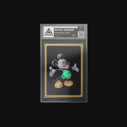 Alessandro Paglia's "Mickey Origami" Art Card