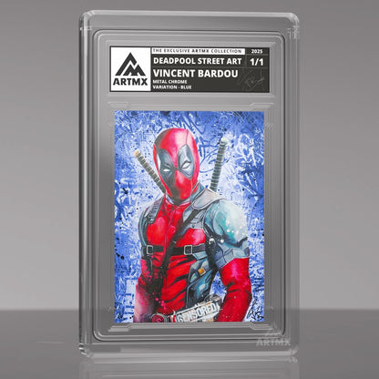 “Deadpool Street Art" Art Card by Vincent Bardou