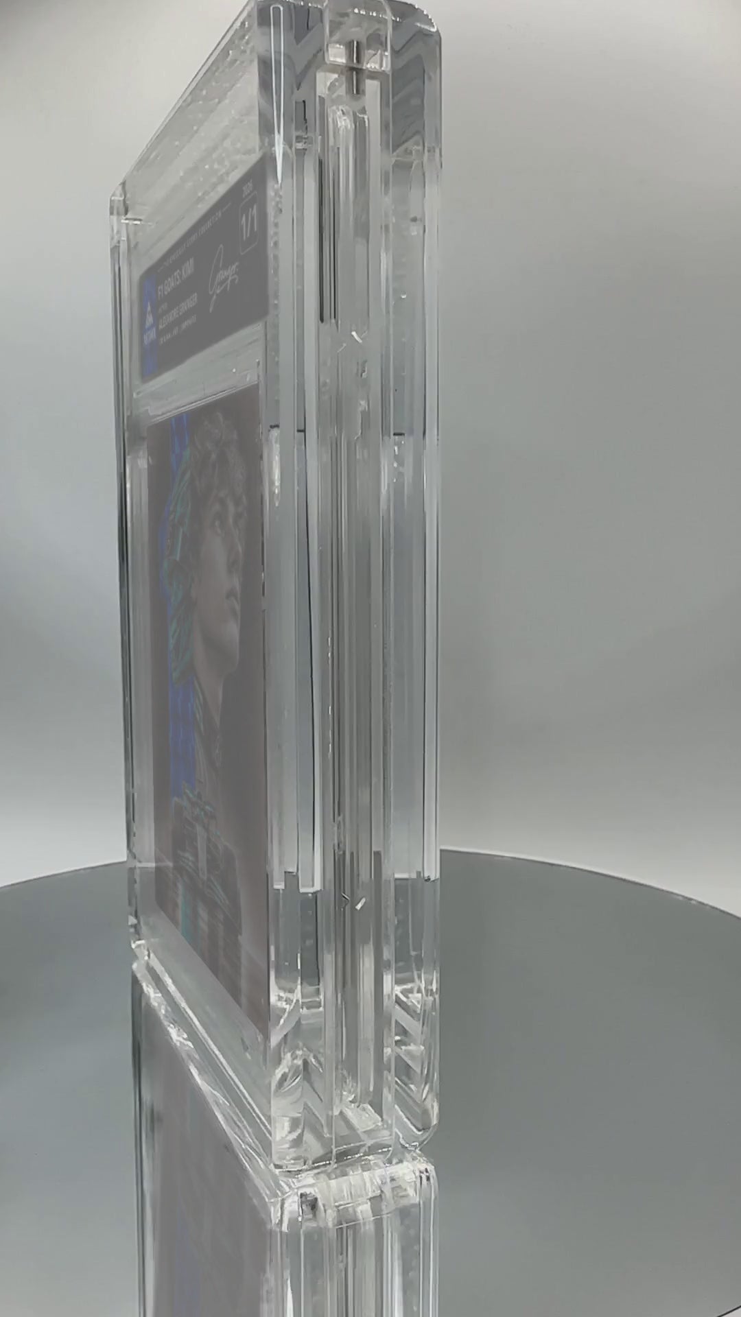 F1 GOATS: KIMI by Alexandre Granger (Sapphire / Vaulted) — slab turntable video