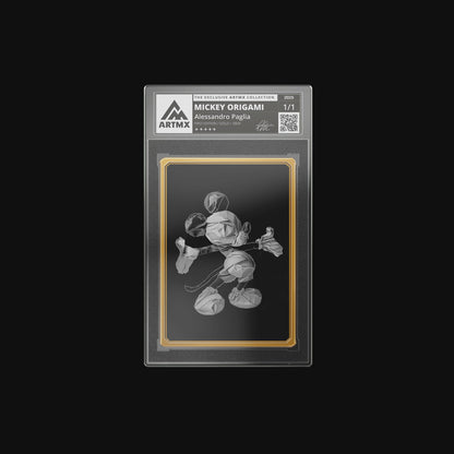 Alessandro Paglia's "Mickey Origami" Art Card