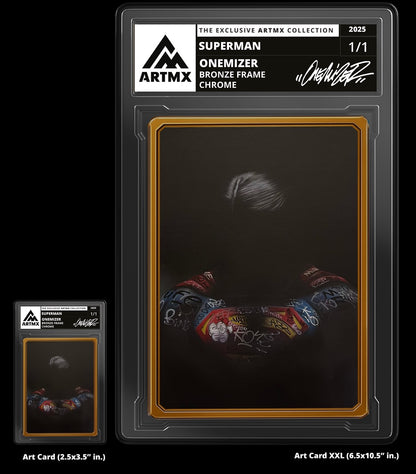 "Superman" 2-Piece Companion Set: Art Card + Art Card XXL by Onemizer
