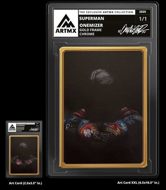 "Superman" 2-Piece Companion Set: Art Card + Art Card XXL by Onemizer